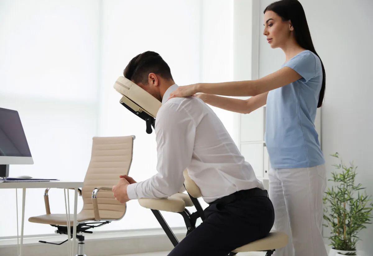 corporate chair massage